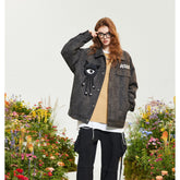 Unisex Jacket Casual Jacket for Men and Women Polo Collar Top